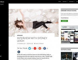 The Daily Album – Sydney Leigh Interview
